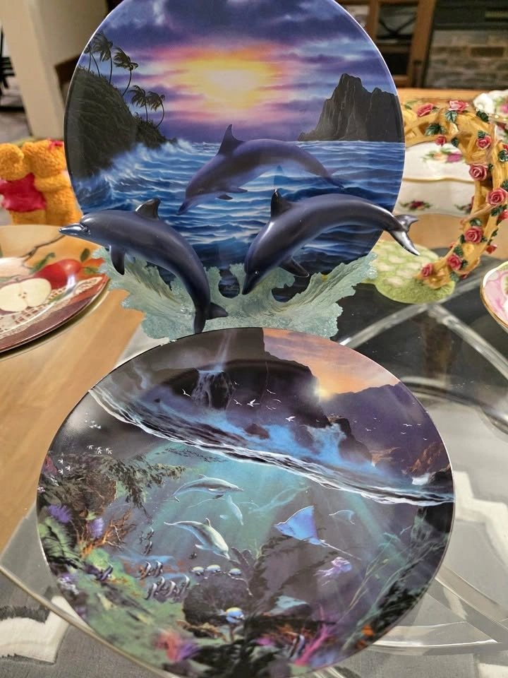 Hamilton Collection "Sunset Ballet-Serenity" Collector Plate