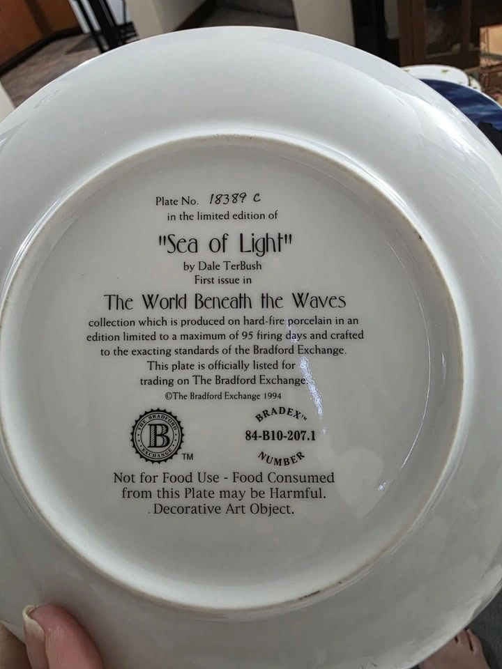 Hamilton Collection "Sunset Ballet-Serenity" Collector Plate - photo 4