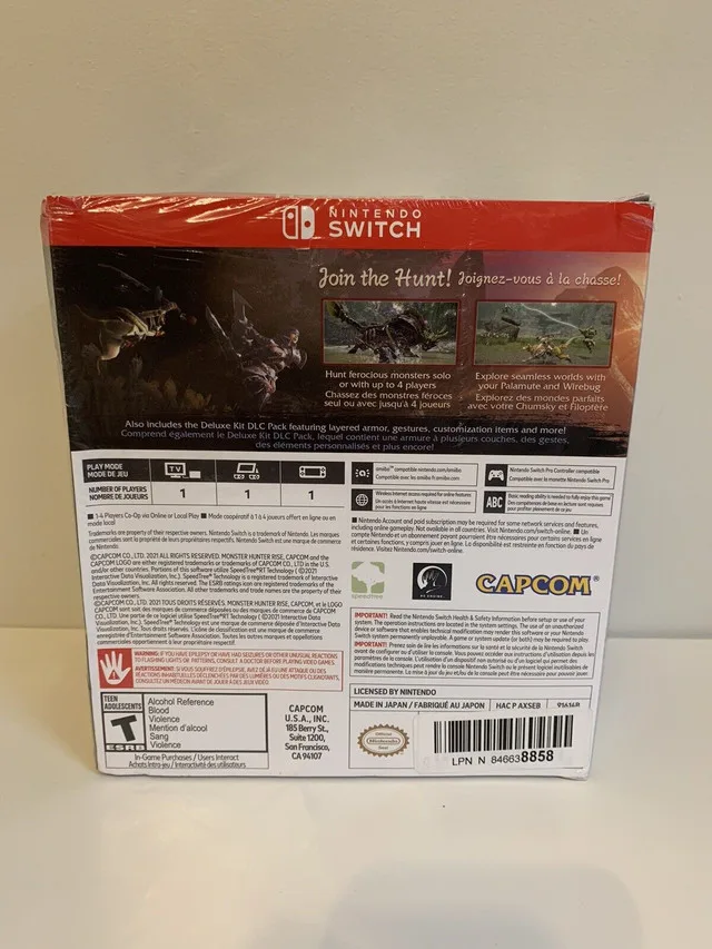 Monster Hunter Rise Collectors Edition Switch image indicator(2)