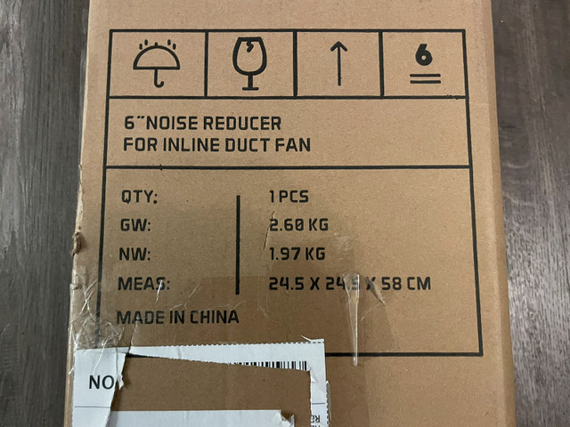 6"NOISE REDUCER FOR INLINE DUCT FAN VIVOSUN - photo 4