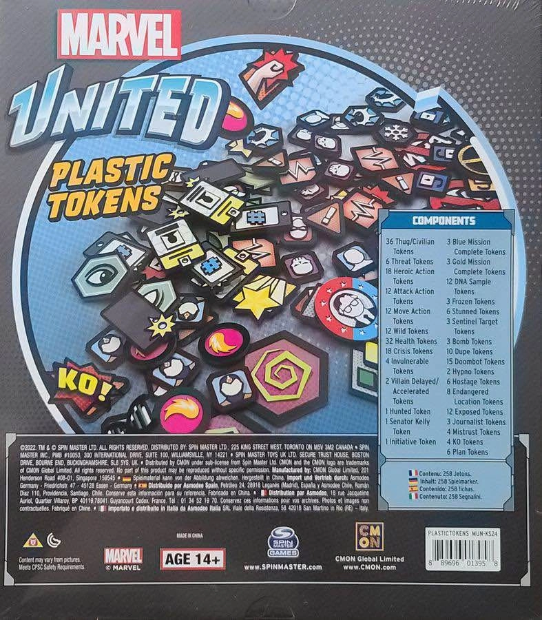 Marvel United Plastic Tokens Set - photo 2