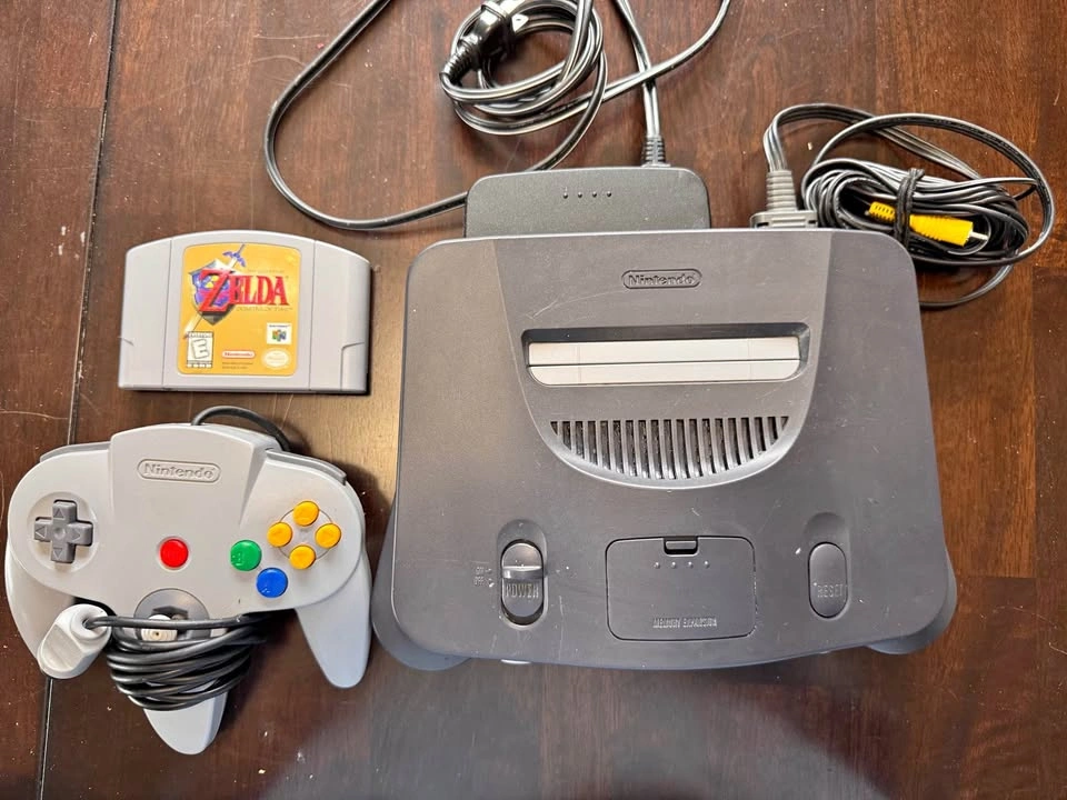N64 + Ocarina of Time - Tested and Working