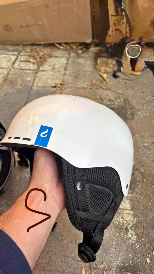 Ski Helmet S, XS - $20 each; Goggles M - $25