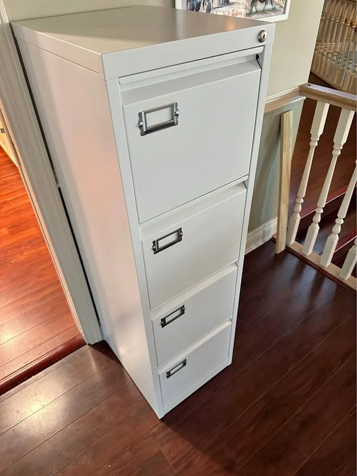 Brand New 4-Drawer Filing Cabinet (White) - 3 Avail