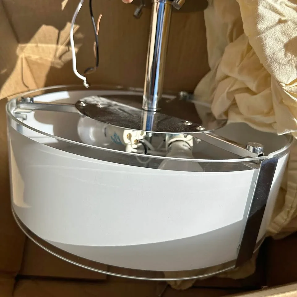 Round Drum Shade Chandelier