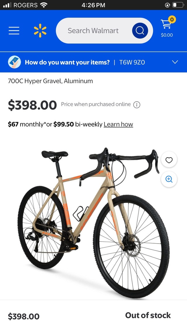 700c Hyper Gravel Aluminum Hybrid Bike - Large