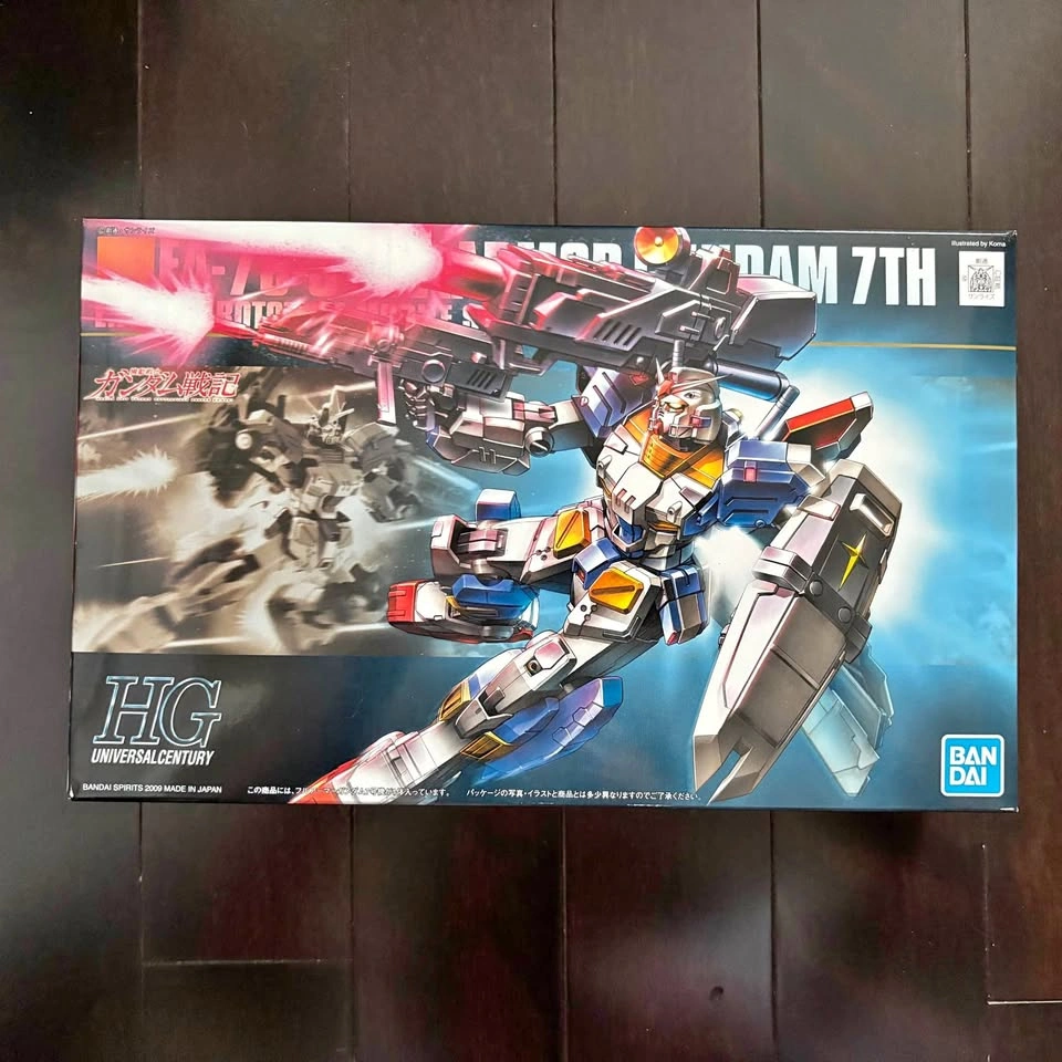 Bandai HG Full Armor Gundam 7th Model Kit Gunpla