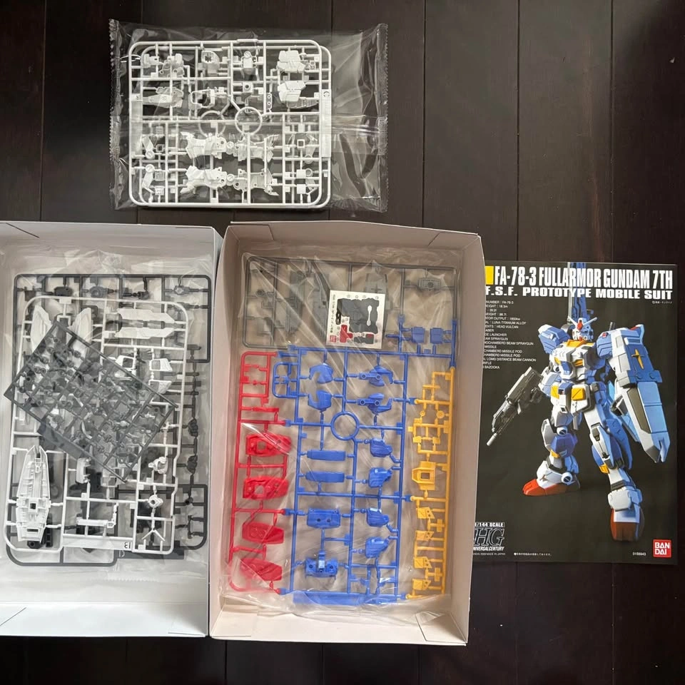 Bandai HG Full Armor Gundam 7th Model Kit Gunpla - photo 2