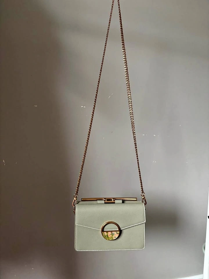 Charles & Keith Green Chain Crossbody
