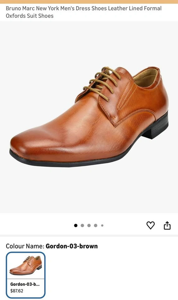 Mens formal leather lined shoes. - photo 3
