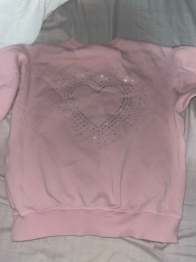 PINK XS Rhinestone Crewneck - photo 3