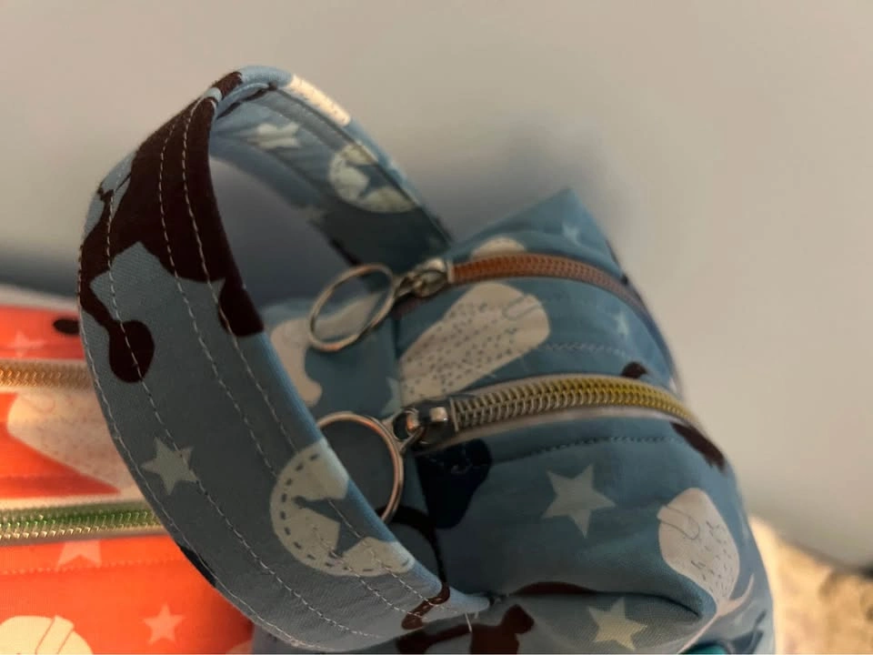 Rodeo anyone? Double zipper wipe bag - photo 3