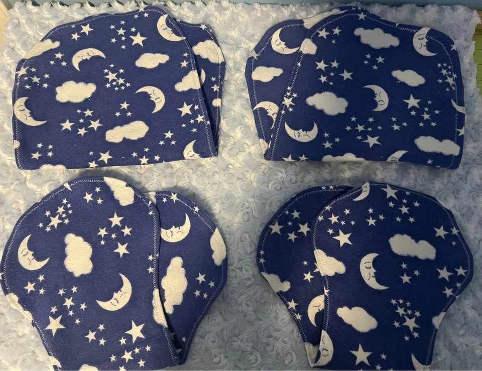 New Burp Cloths - 3 Flannel Layers - photo 2