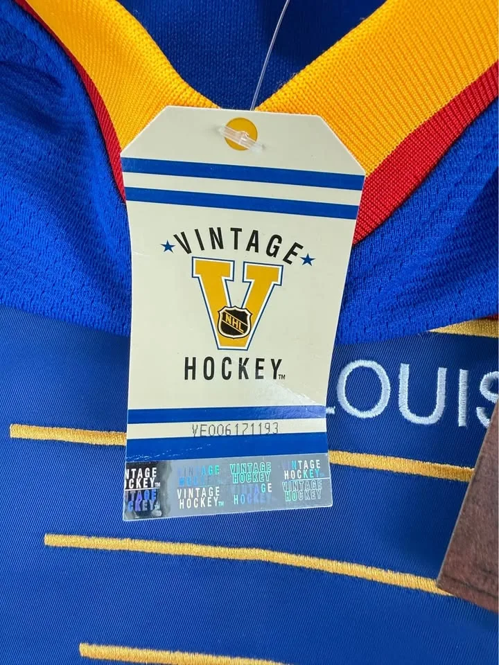 Mitchell And Ness NWT Men's Sz L Wayne Gretzky Blues Jersey - photo 4