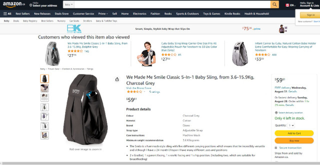 5-in-1 Baby Sling - photo 3