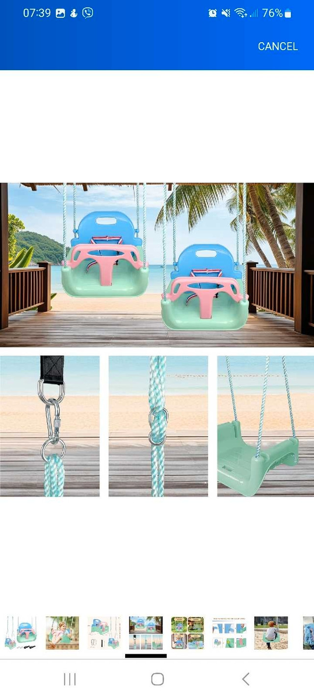 Baby Toddler Swing - photo 5
