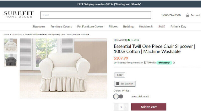 Sofa Chair Slipcover - photo 3