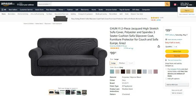 Sofa Slip Cover image indicator(2)