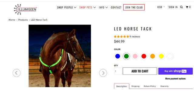 LED Horse Tack/  Breastplate - photo 5