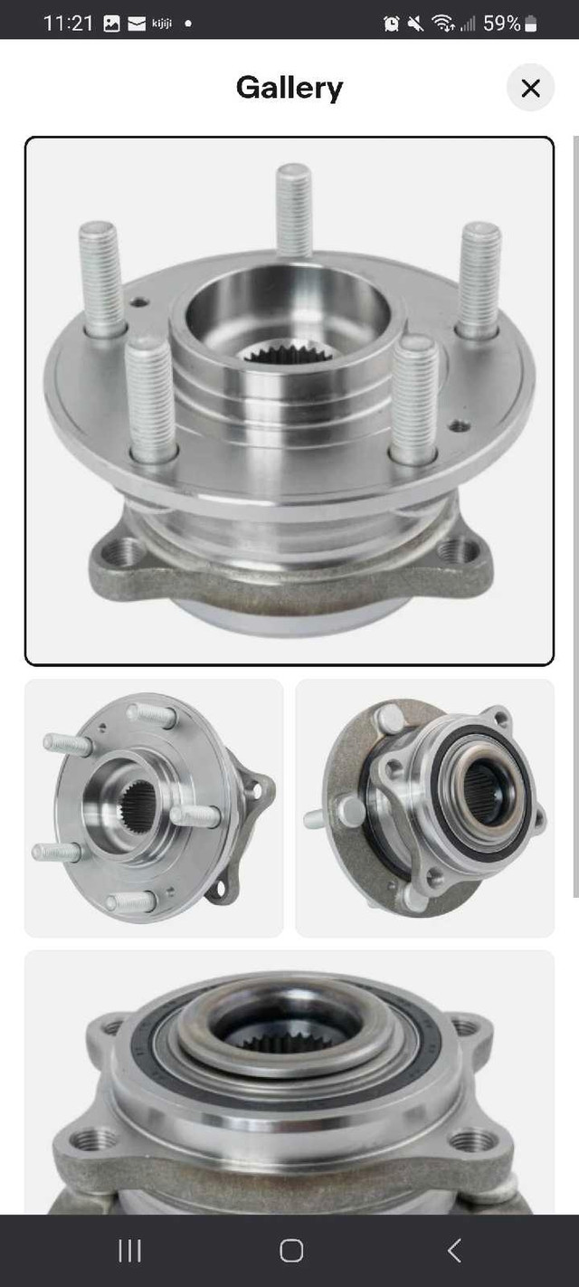 TRQ Wheel Bearing Hub Assembly Hyundai Sta Fe