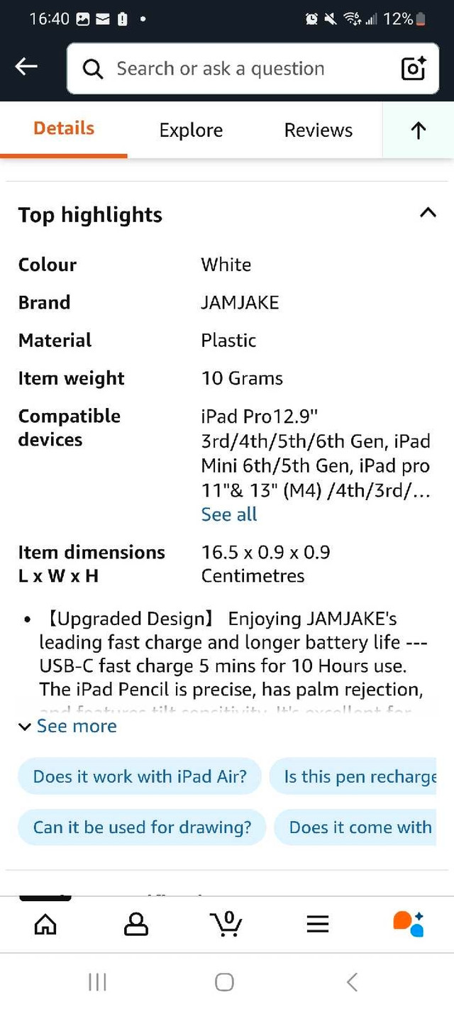 Stylus Pen for iPad - photo 4
