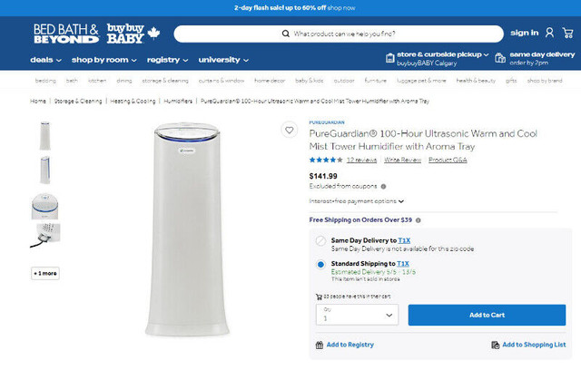Ultrasonic Humidifier with Aromatherapy Tray - photo 4