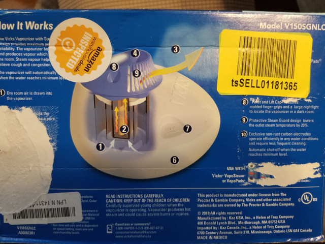 VICKS® WARMSTEAM VAPOURIZER - photo 3