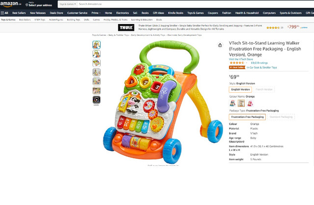 VTech Sit-to-Stand Learning Walker - photo 4