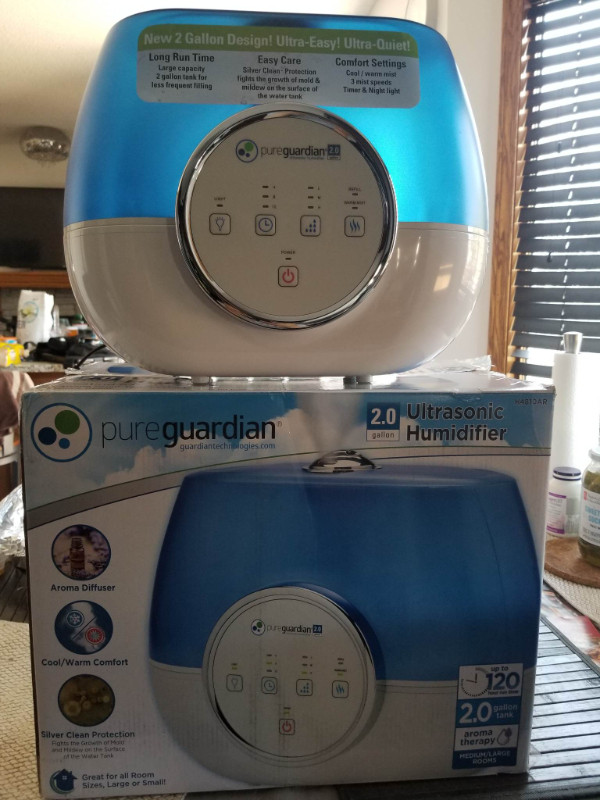 Ultrasonic Warm/Cool Humidifier with Aroma Tray - 2-Gal - photo 2
