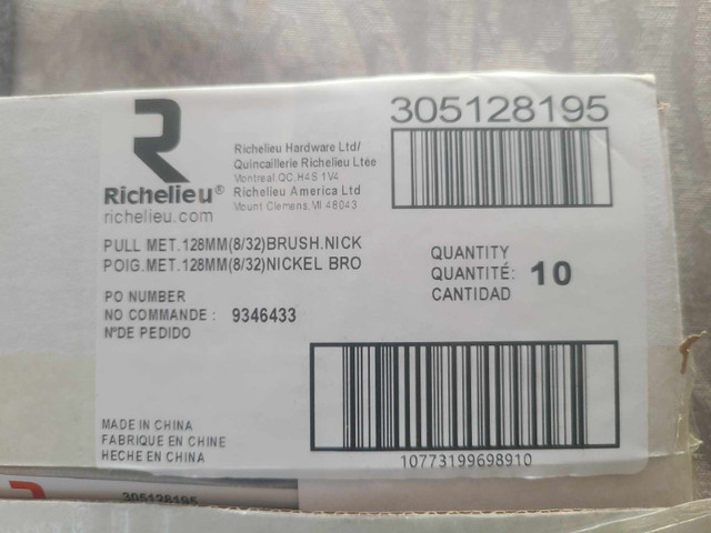 Cabinet/ Drawer Handles x 10 - photo 2