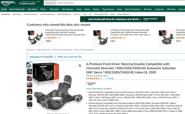 A-Premium Front Driver Steering Knuckle - photo 4