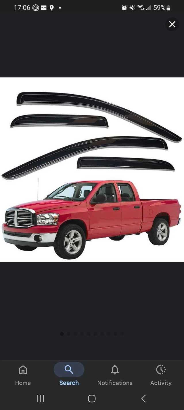 Dodge RAM Window Visors