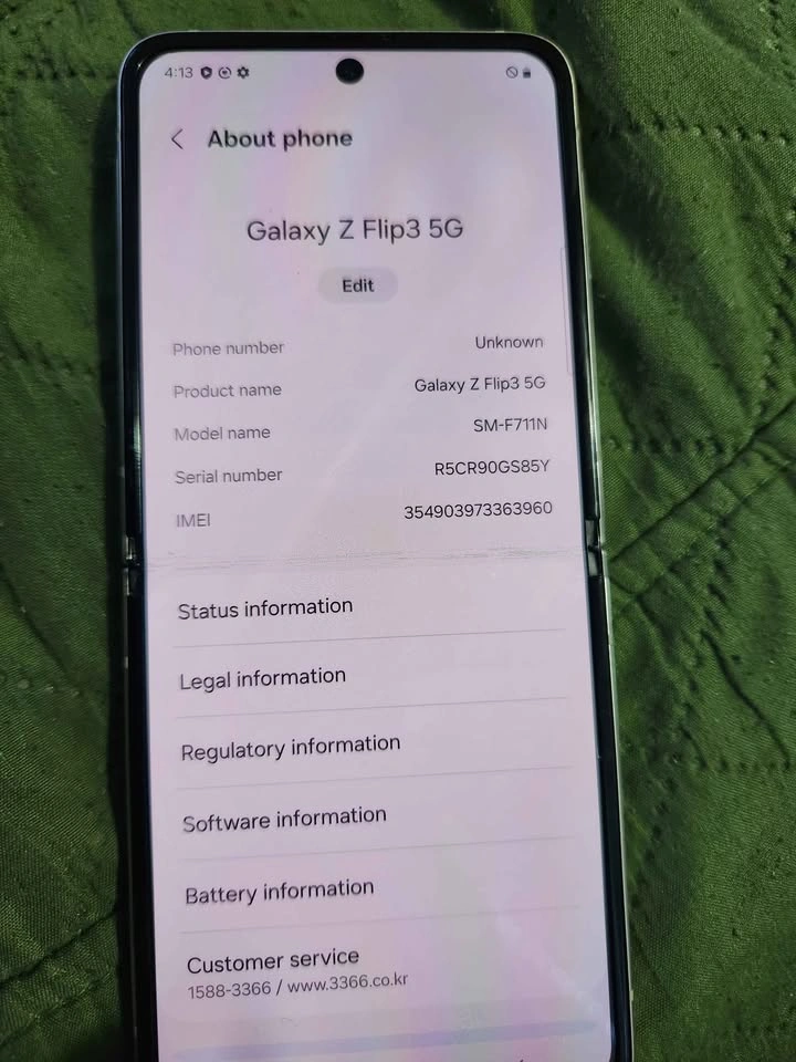 Samsung Galaxy Z Flip3 5G 256GB Unlocked - photo 2