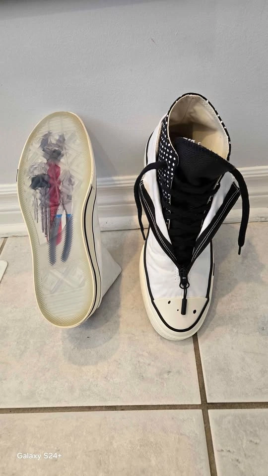 Brand New Converse X Josh Vides Chuck 70 High Top Sneakers Size - photo 4