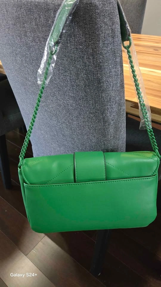Brand New True Religion Green Quilted Crossbody Bag - photo 2