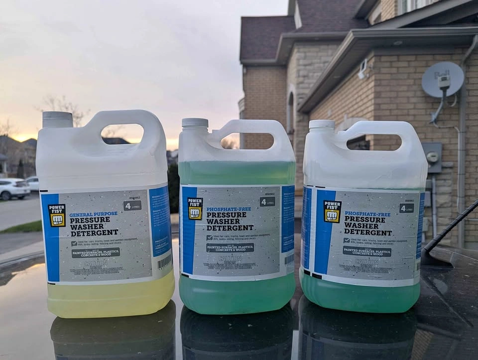 All 3 for $8 - Pressure Washer Detergent