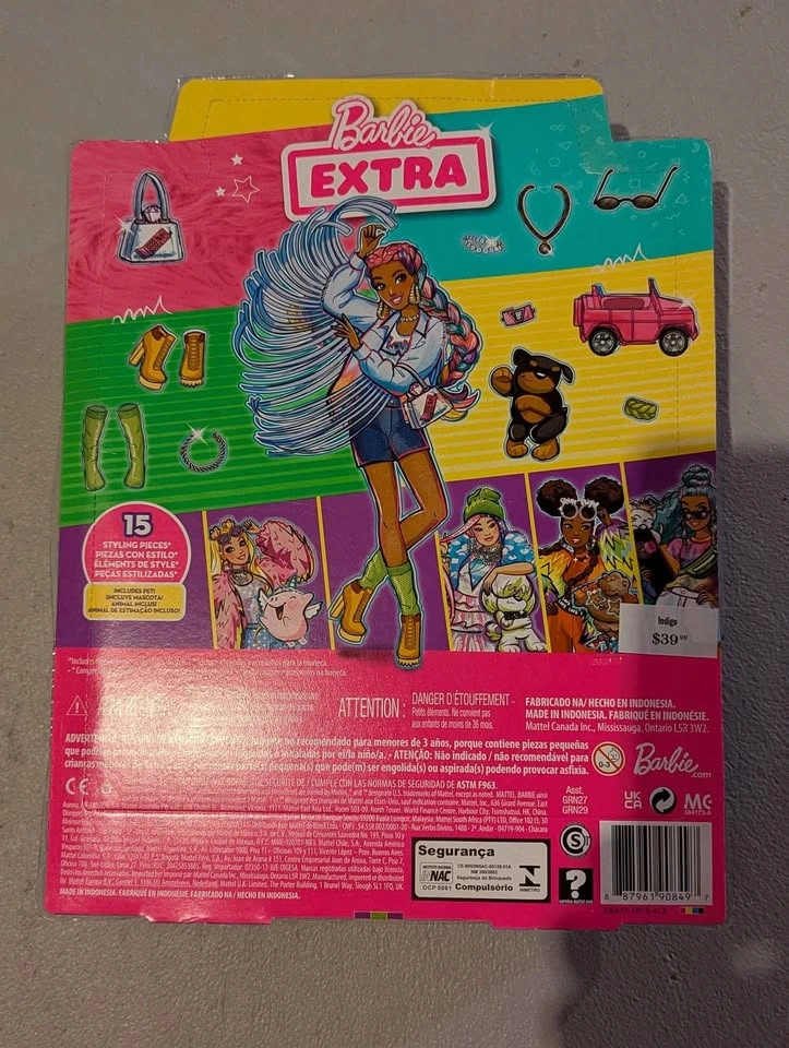 Brand New Barbie Extra Doll #5 & Accessories - photo 2
