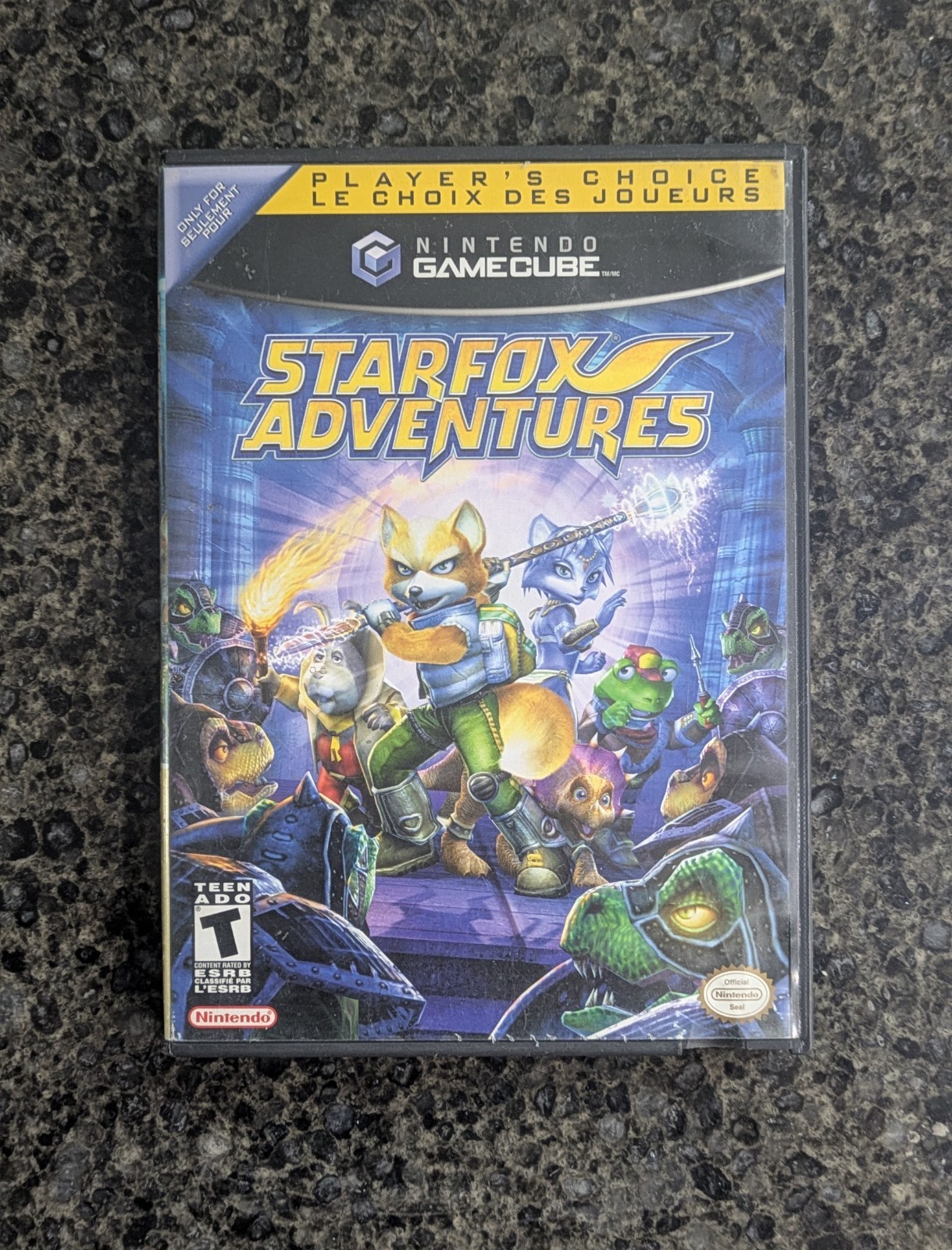 Starfox Adventures Nintendo GameCube Tested Working - w/ Case