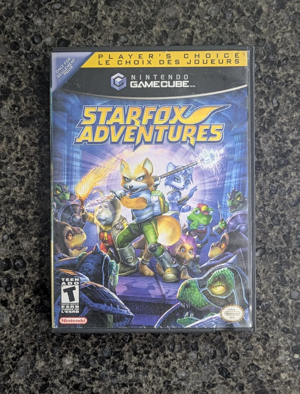 Starfox Adventures Nintendo GameCube Tested Working - w/ Case