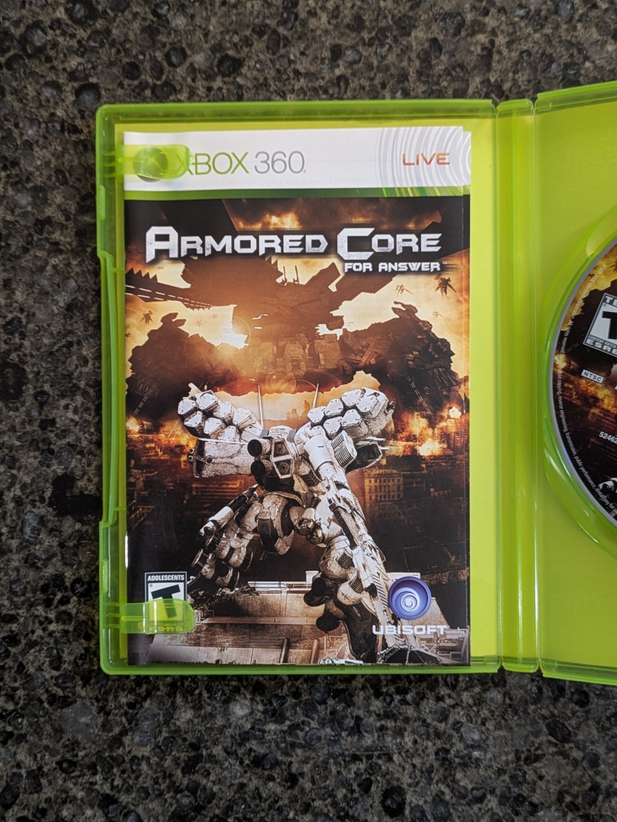 Armored Core For Answer (Xbox 360, 2008) CIB Tested - photo 2