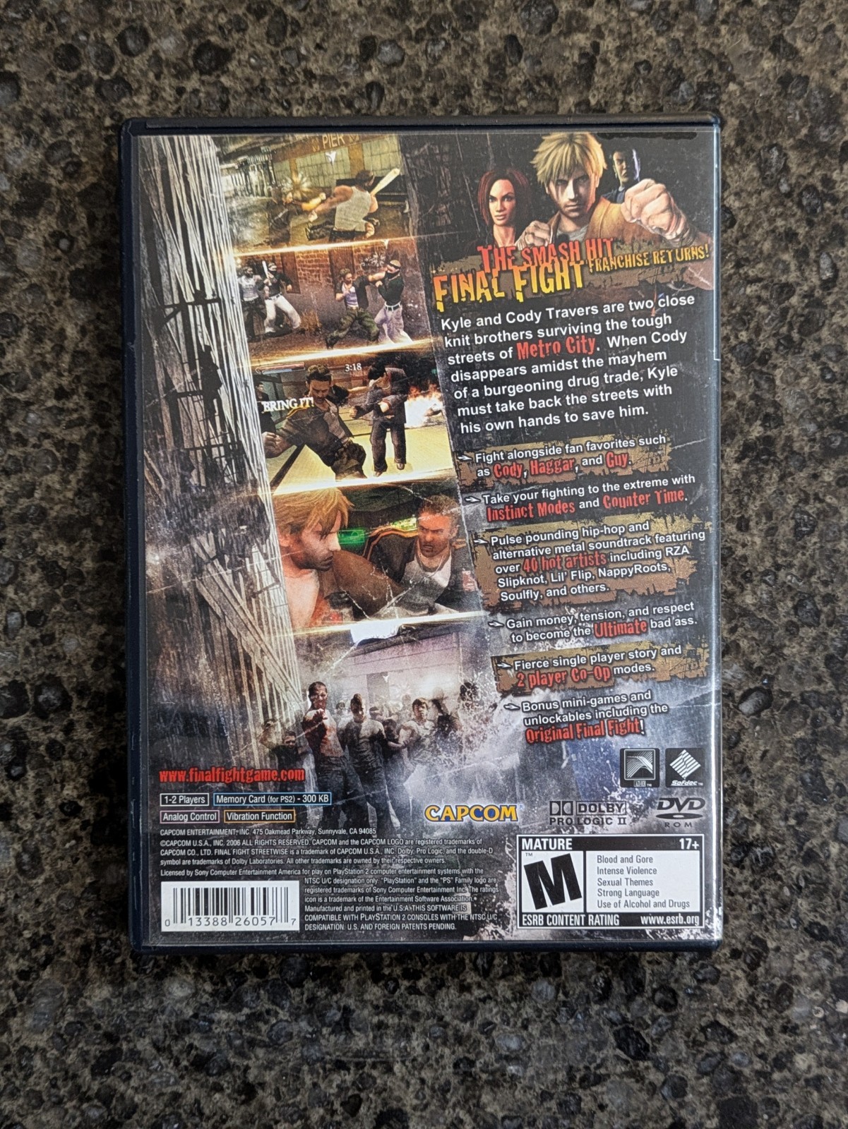 Final Fight: Streetwise PS2 (Sony PlayStation 2, 2006) CIB - Nea - photo 4