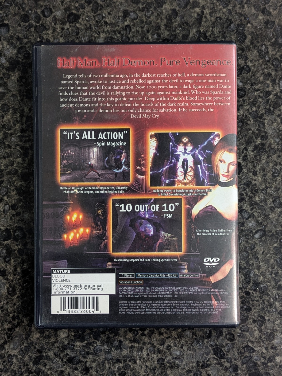 Devil May Cry PS2 CIB w Manual – Tested - photo 4