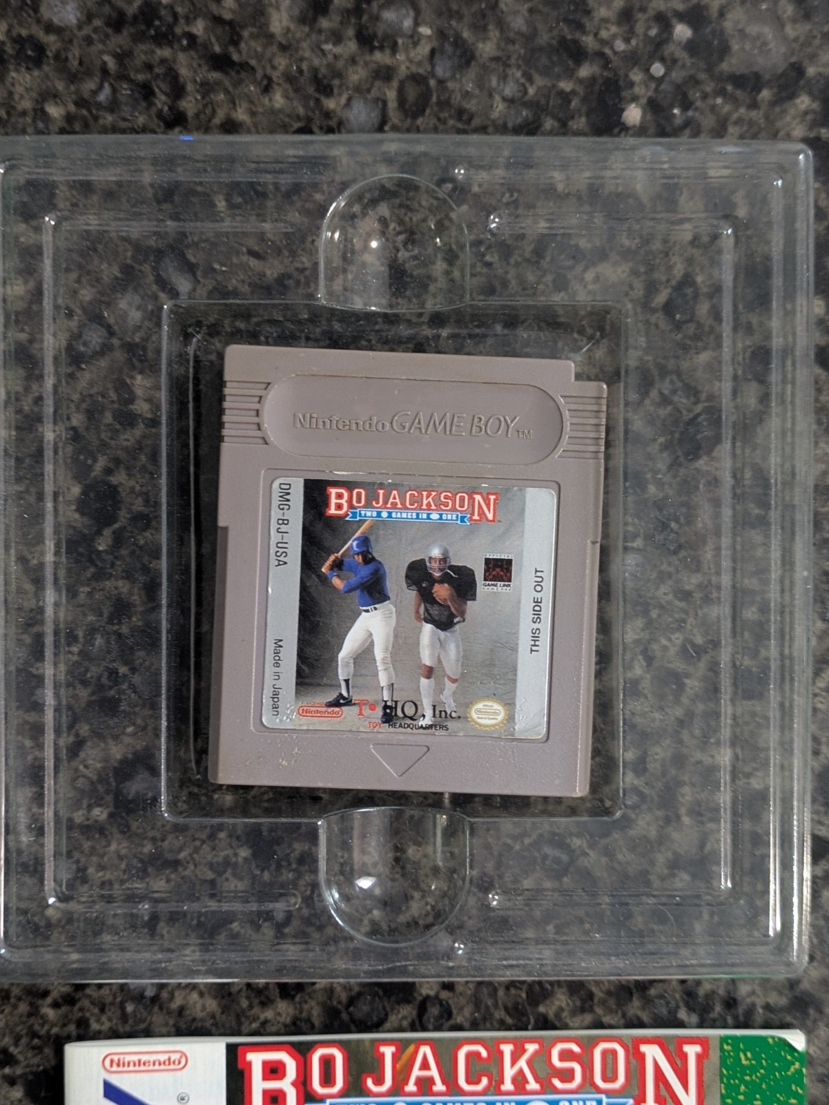 Nintendo Game Boy Bo Jackson Two Games In One 1991 CIB - photo 3