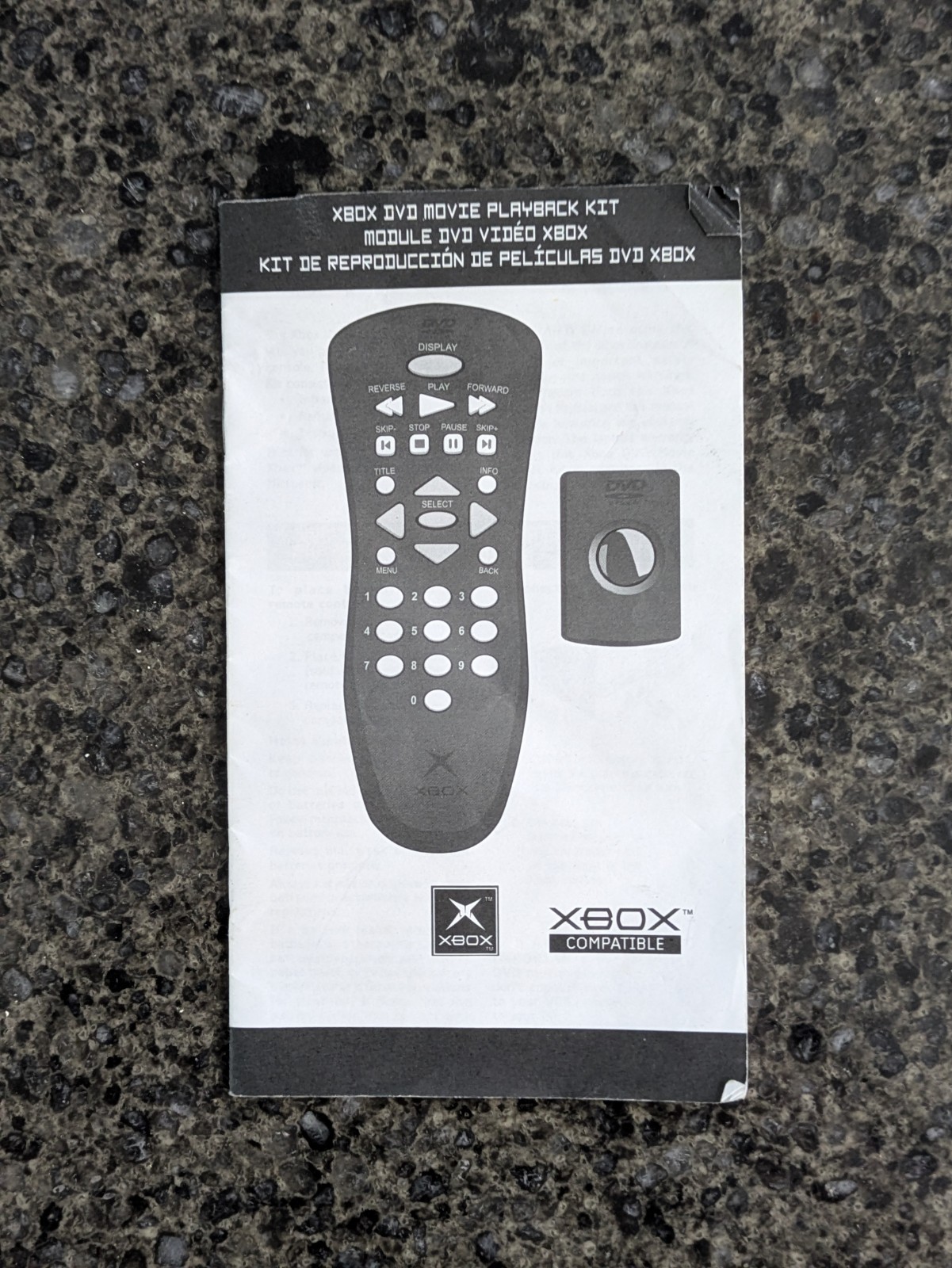 Microsoft OG Xbox DVD Movie Playback Kit Remote w/ Receiver & Ma - photo 5