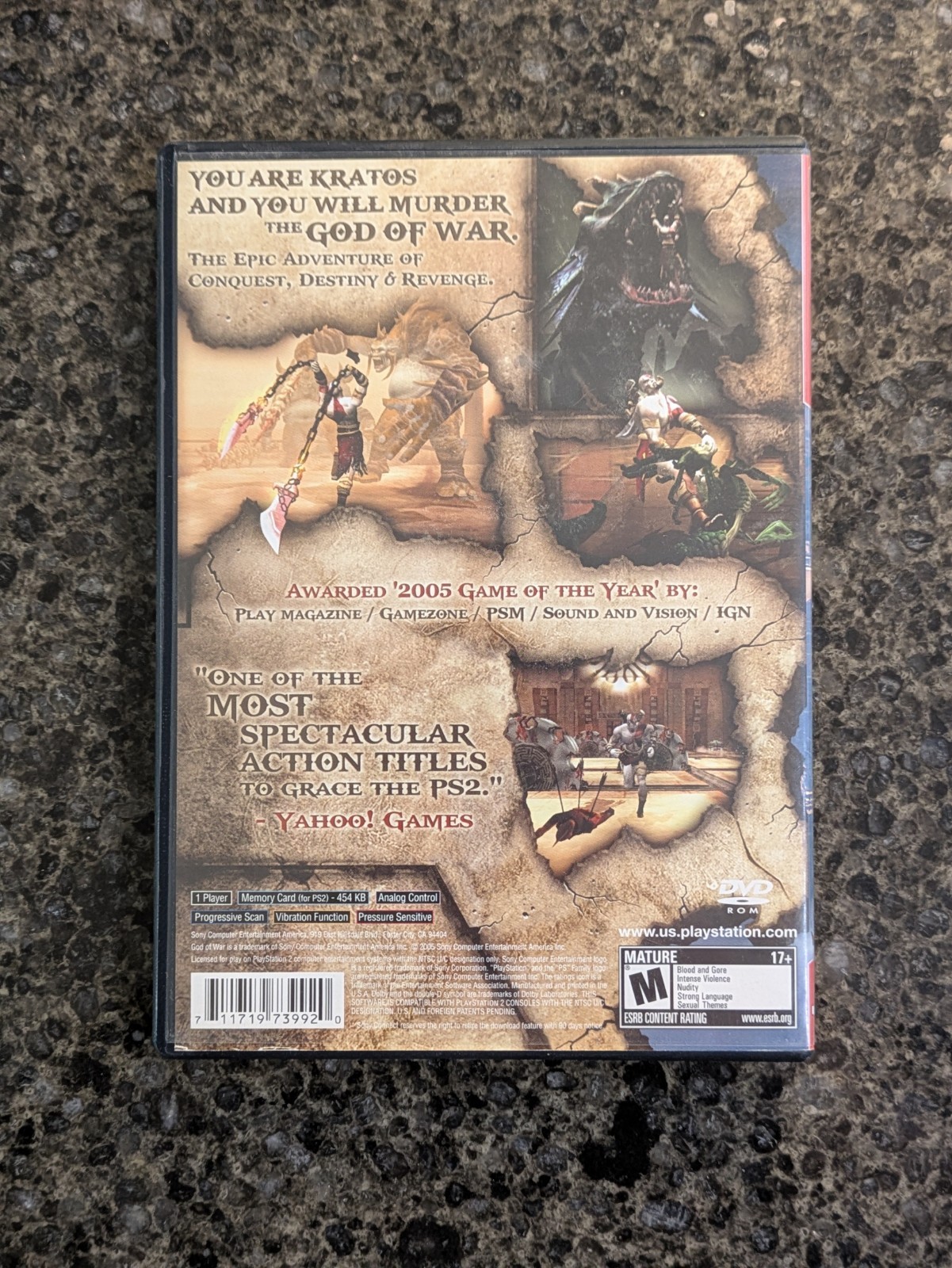 God of War PS2 Greatest Hits CIB Tested Working - photo 3