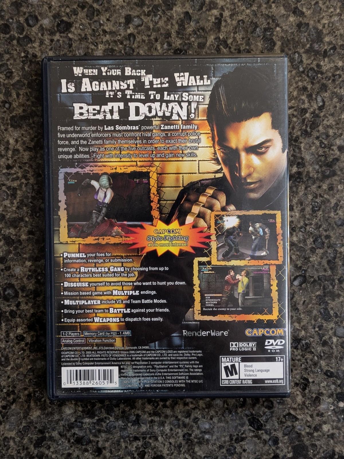 Beat Down: Fists of Vengeance (PS2) Complete CIB - photo 4