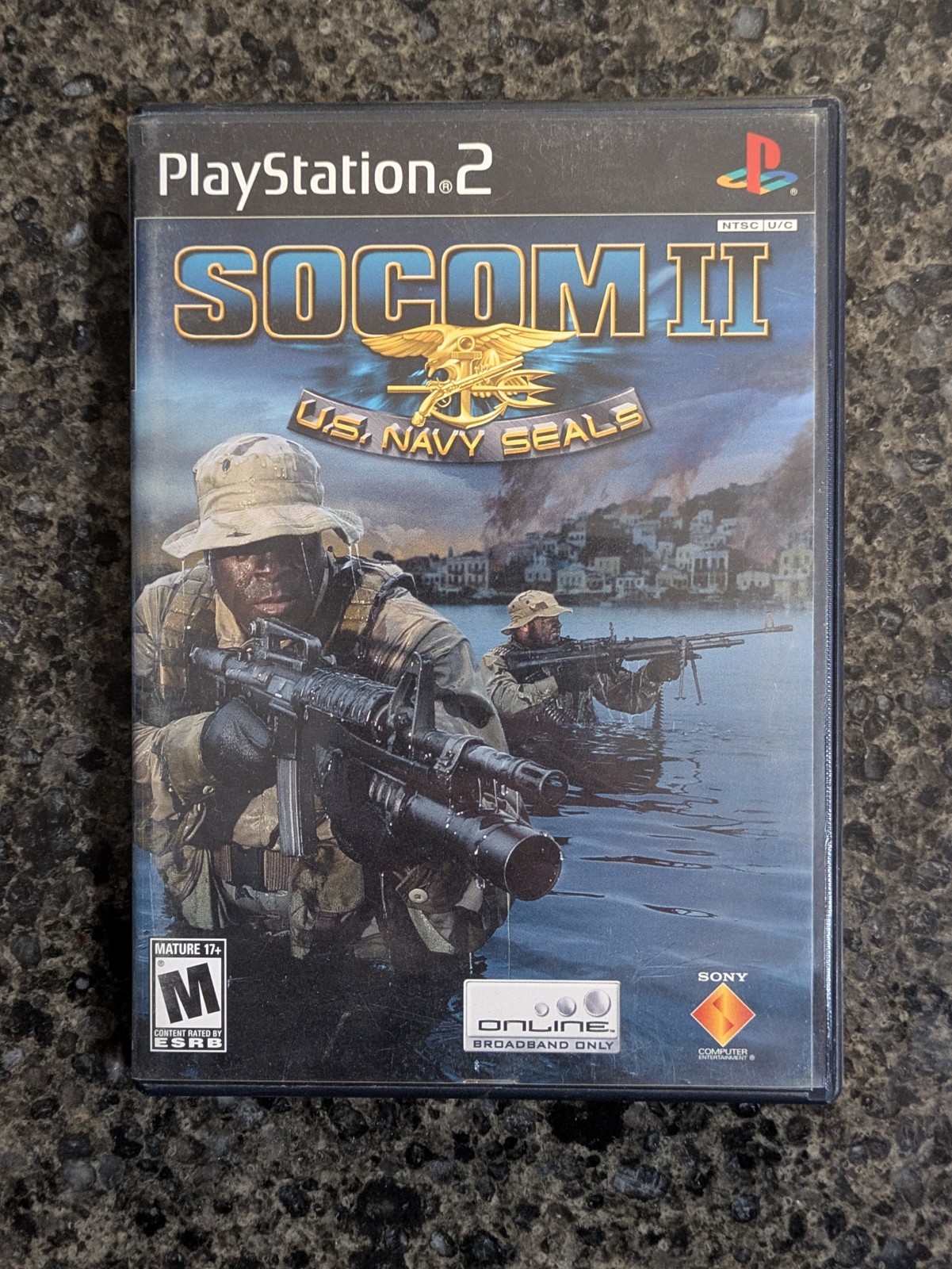 SOCOM II: U.S. Navy SEALs - PS2 - Black Label - CIB