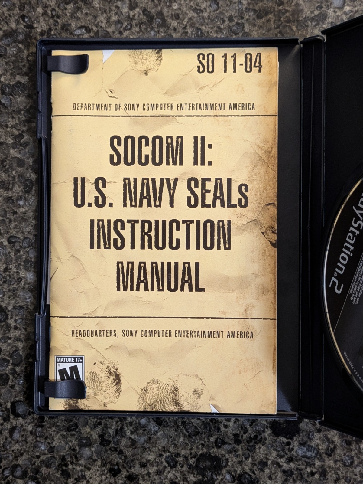 SOCOM II: U.S. Navy SEALs - PS2 - Black Label - CIB - photo 2