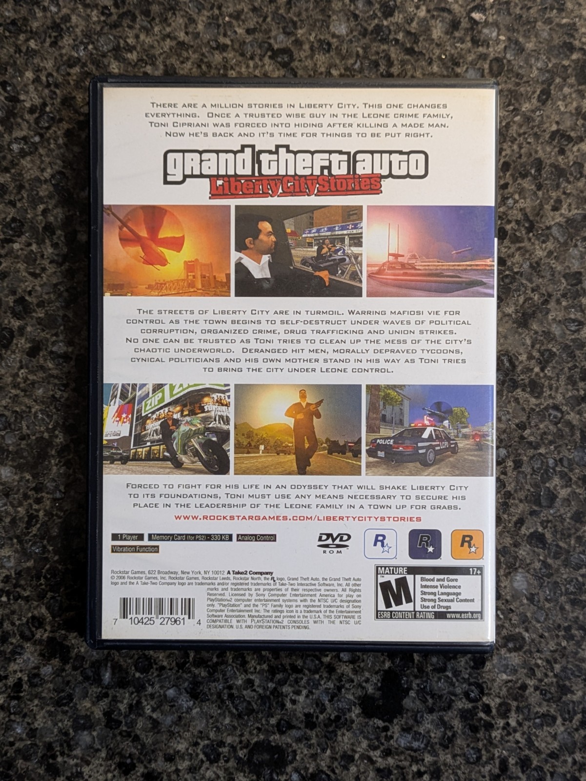 PS2 - Grand Theft Auto Liberty City Stories CIB & Map - photo 4