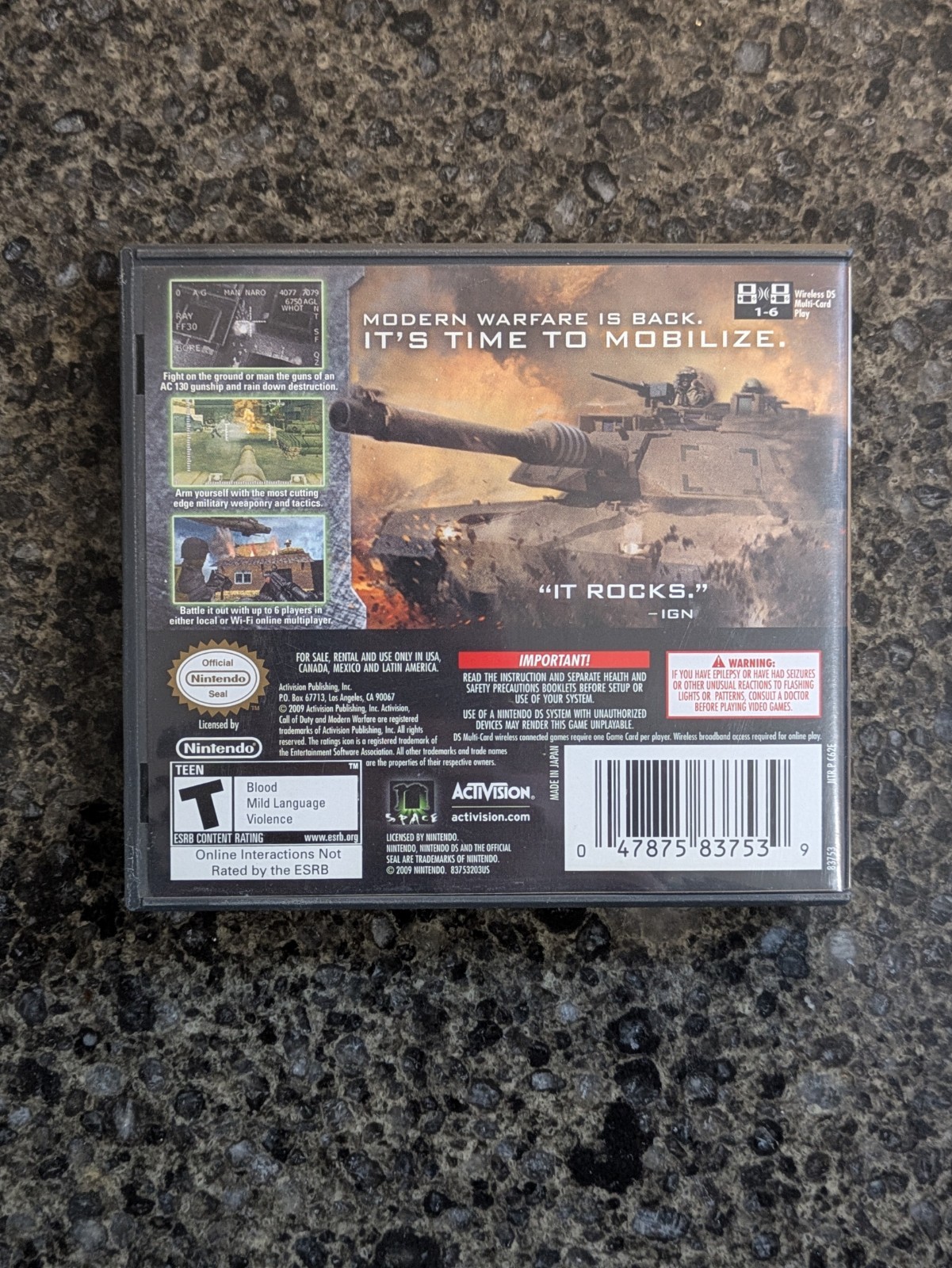 Call of Duty: Modern Warfare - Mobilized (Nintendo DS, 2009) CIB - photo 4